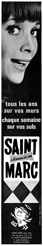 Publicit� Saint-Marc 1965