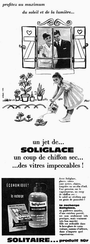 Publicité Solitaire 1960