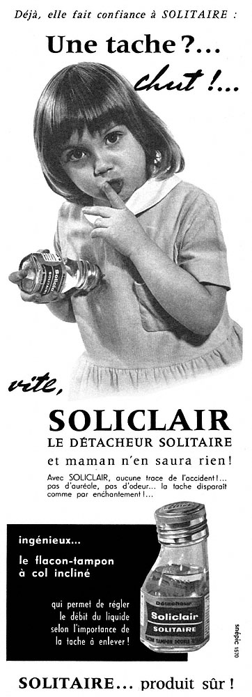 Publicité Solitaire 1961