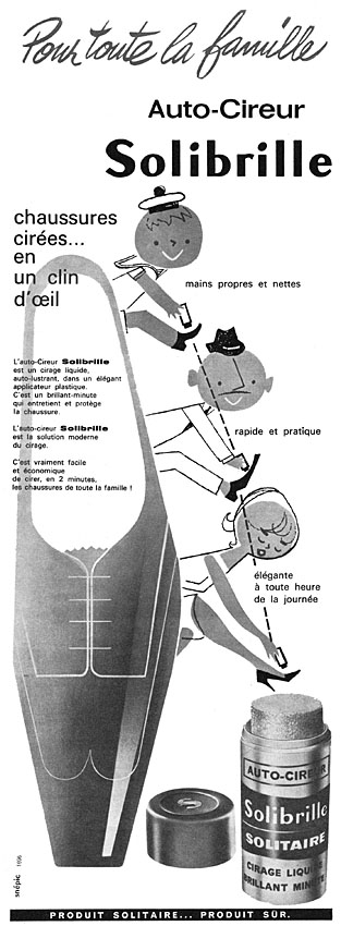 Publicité Solitaire 1962