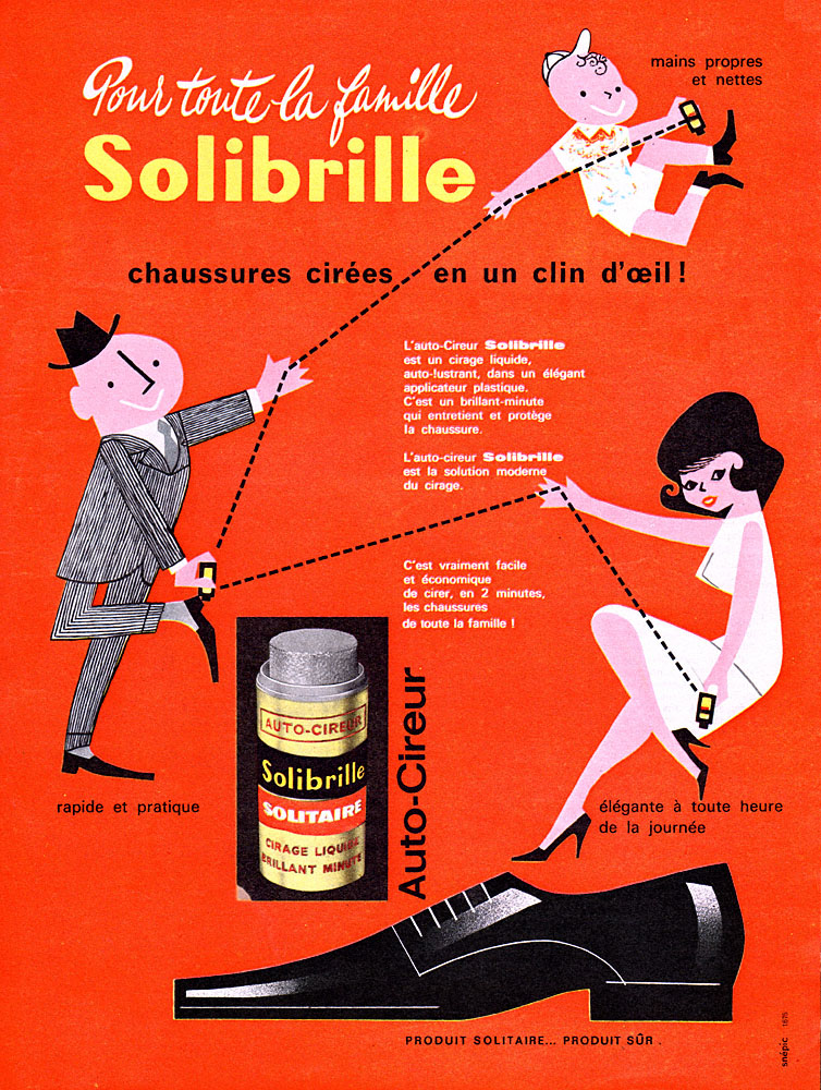 Publicité Solitaire 1962
