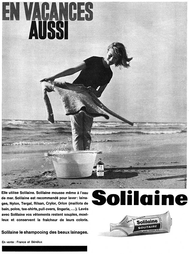 Publicité Solitaire 1963