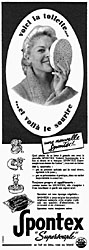 Publicité Spontex 1955