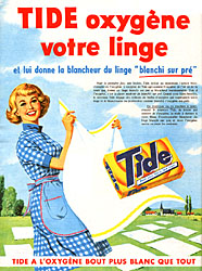Publicité Tide 1960