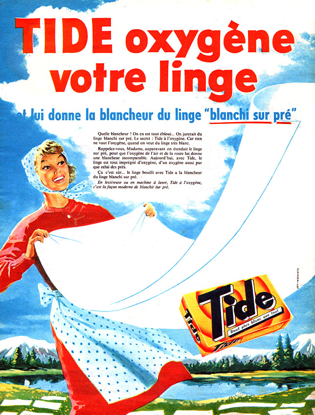 Publicité Tide 1961