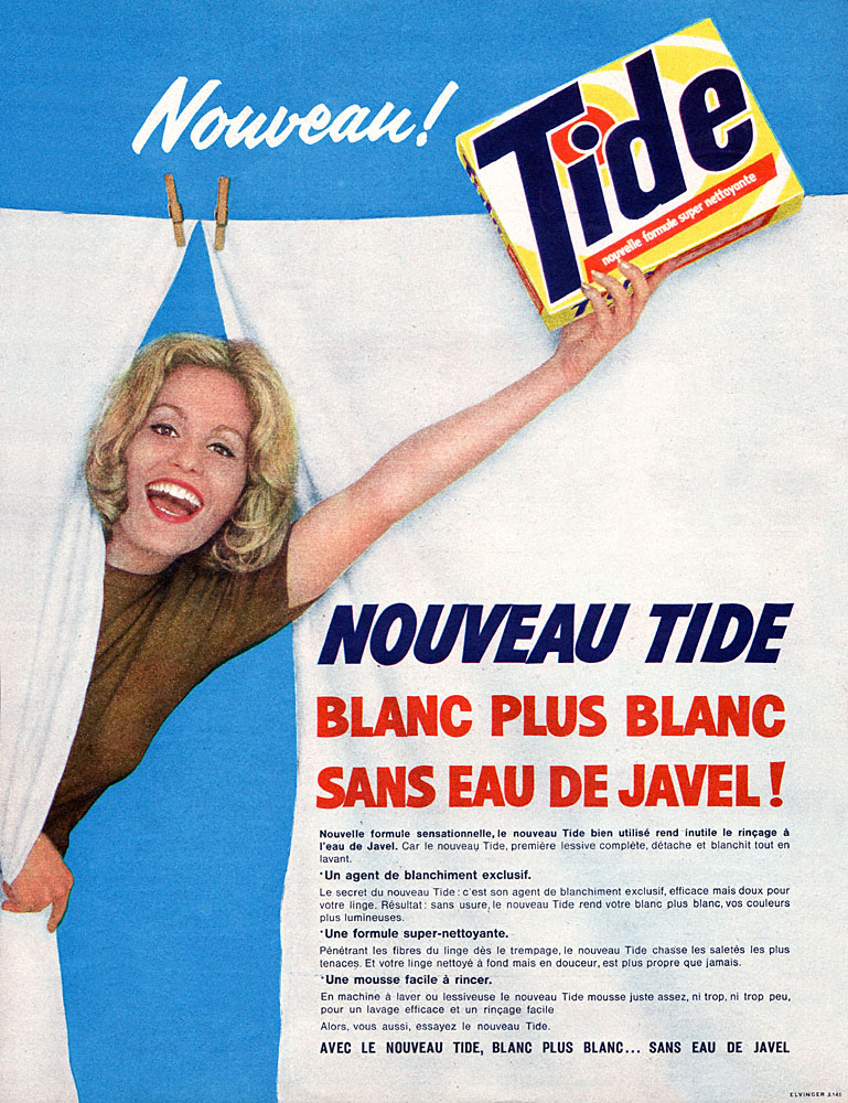 Publicité Tide 1962