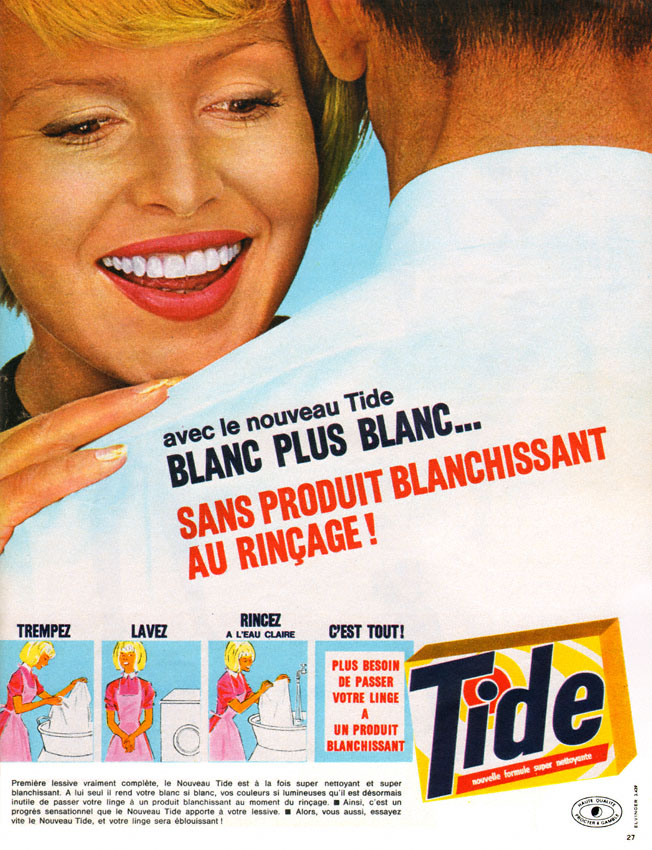 Publicité Tide 1962