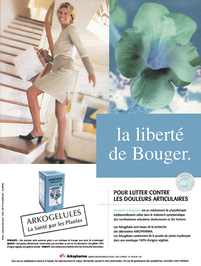 Publicité Arkopharma 1999
