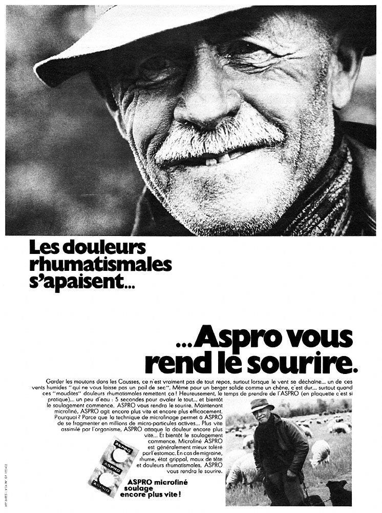 Publicit� Aspro 1969