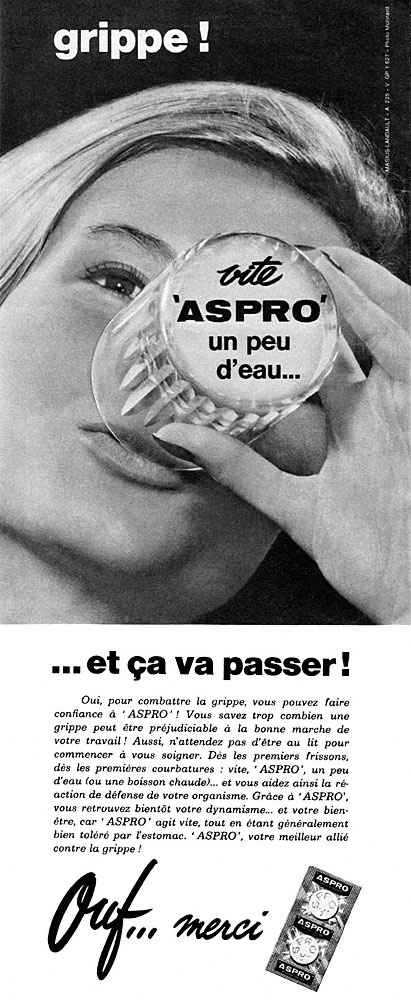 Publicit� Aspro 1966