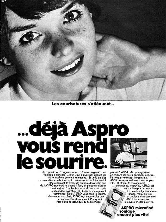 Publicité Aspro 1968