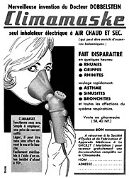 Publicit Climamaske 1960