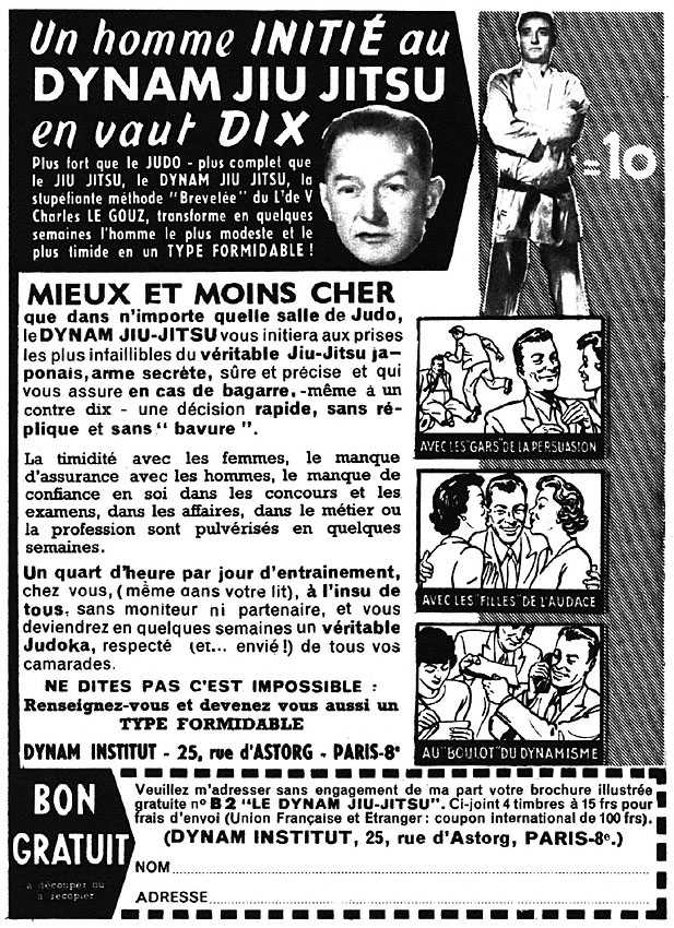 Publicité Dynam Institut 1954