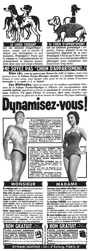 Publicité Dynam Institut 1956