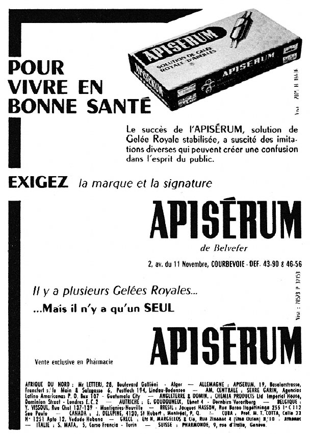 Publicité GeleeRoyale 1957