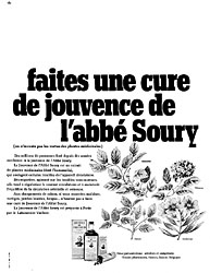 Publicit Jouvence Abb Soury 1970