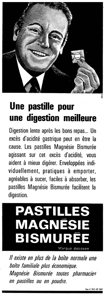Publicité Magnesie 1964