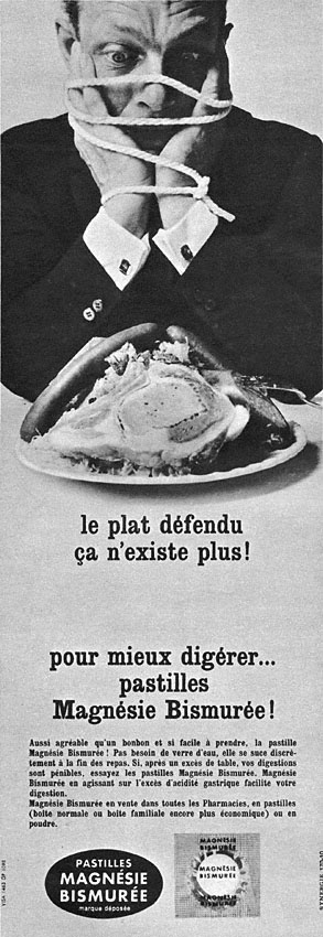 Publicité Magnesie 1964