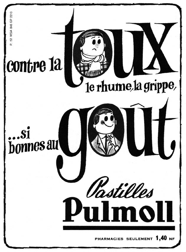 Publicité Pulmoll 1962