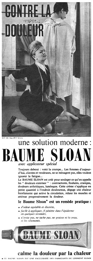 Publicité Sloan 1959