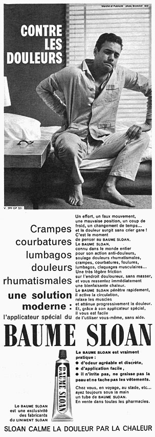 Publicité Sloan 1961