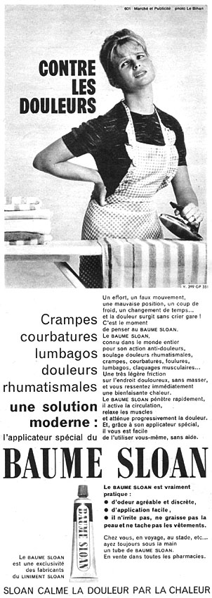 Publicité Sloan 1961