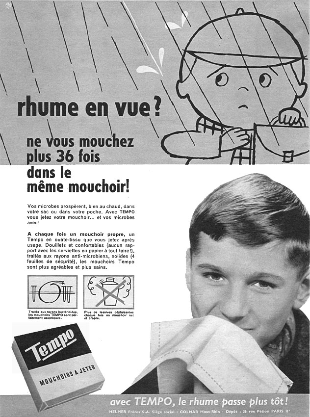Publicité Tempo 1961