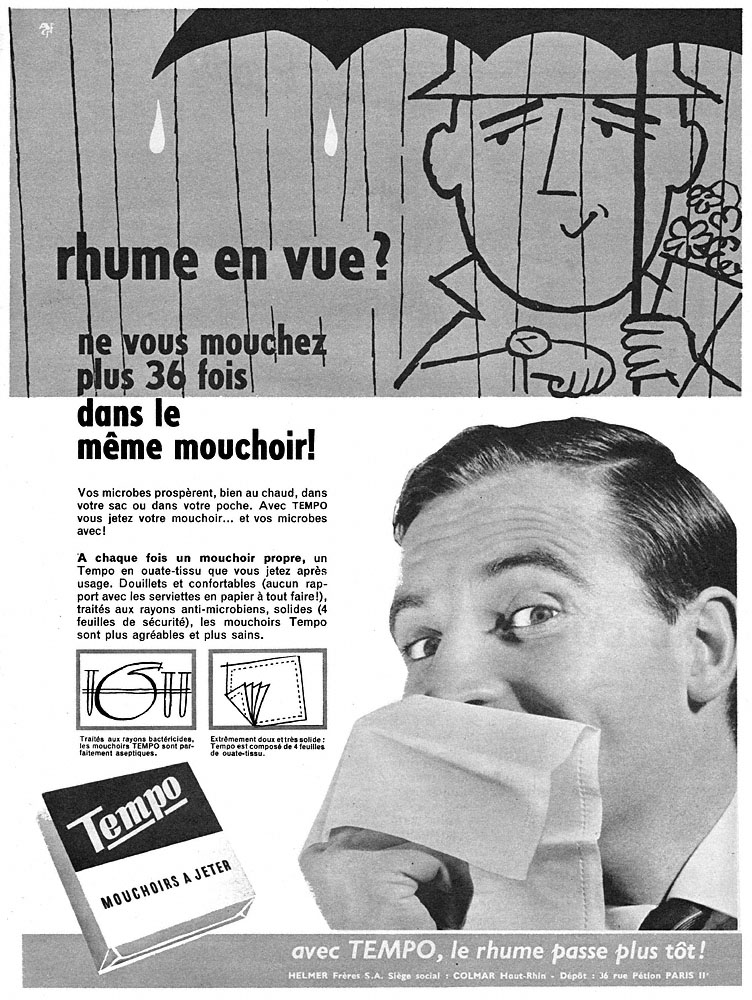 Publicité Tempo 1961