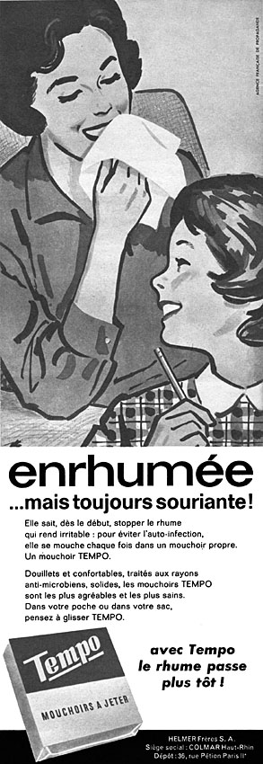 Publicité Tempo 1962