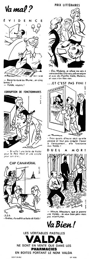 Publicité Valda 1965