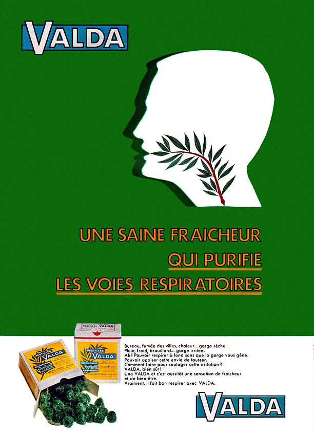 Publicité Valda 1967
