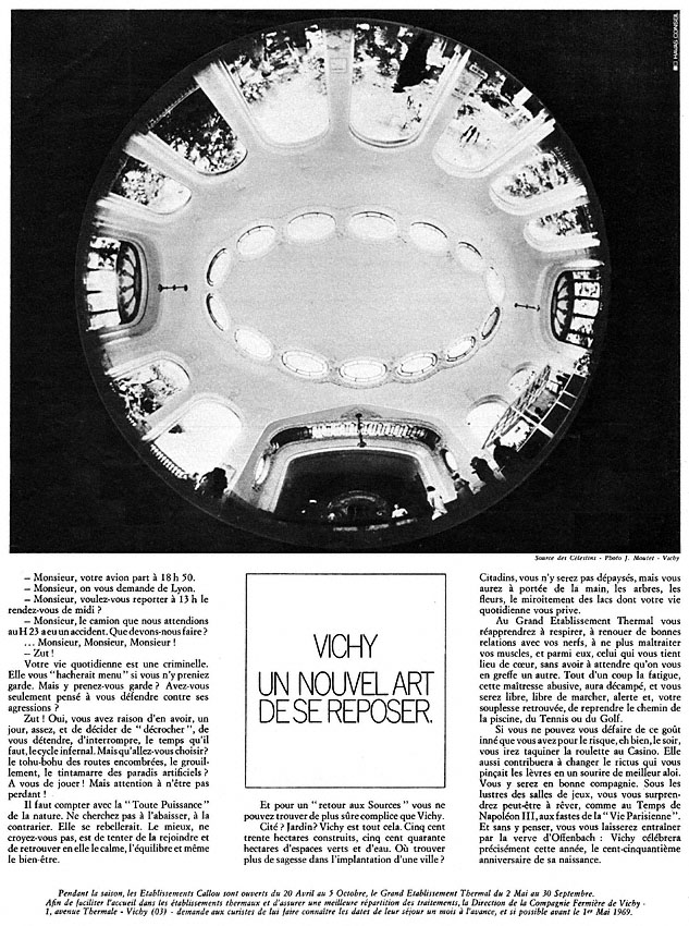 Publicité Vichy 1969