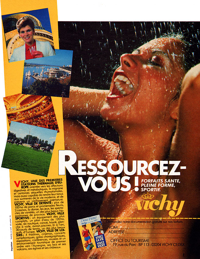 Publicité Vichy 1983
