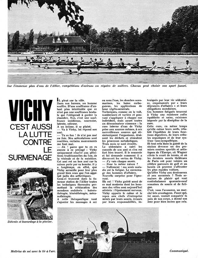 Publicité Vichy 1968