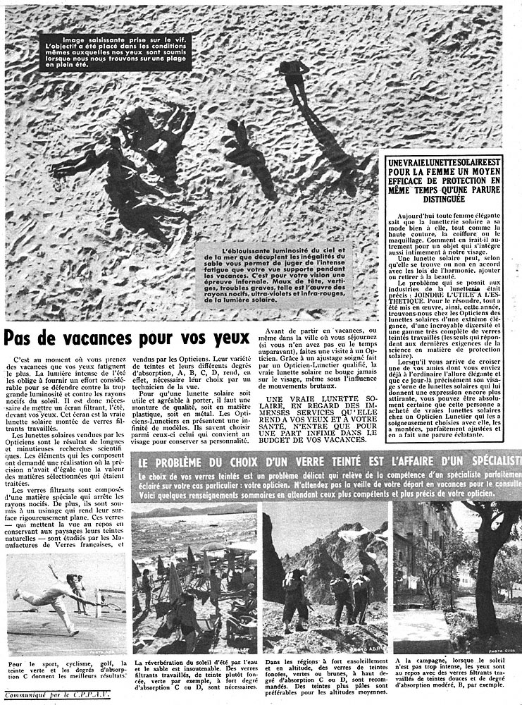 Publicité ZxDiversVue 1952