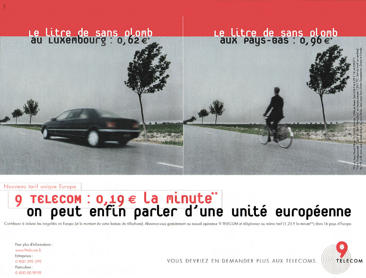 Publicité 9 Telecom 1999