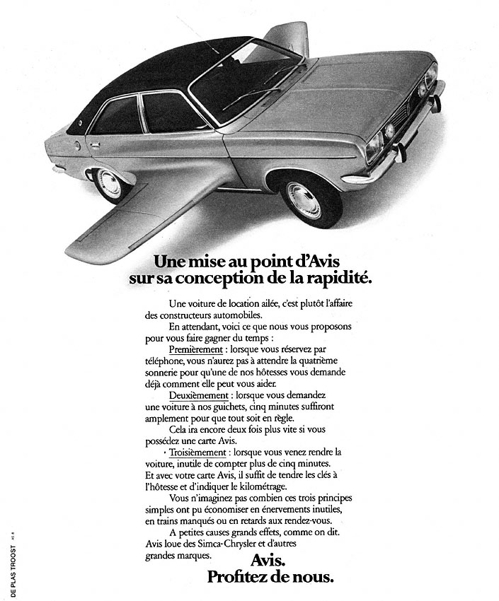 Publicité Avis 1975
