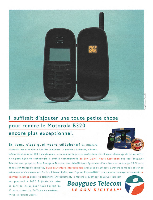 Publicité Bouygues 1999