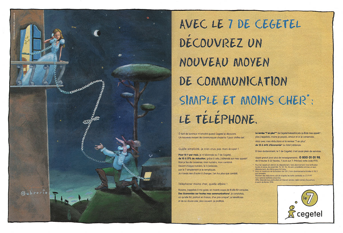 Publicité Cegetel 1997