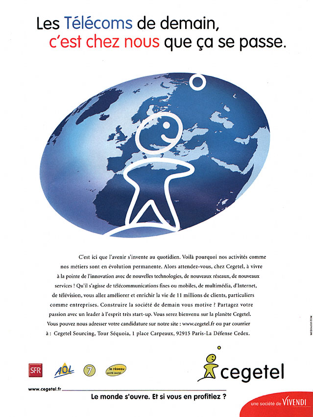 Publicité Cegetel 2000