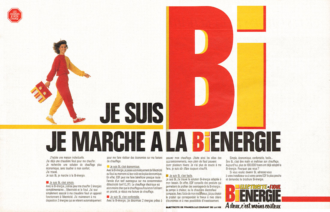 Publicité Edf 1985