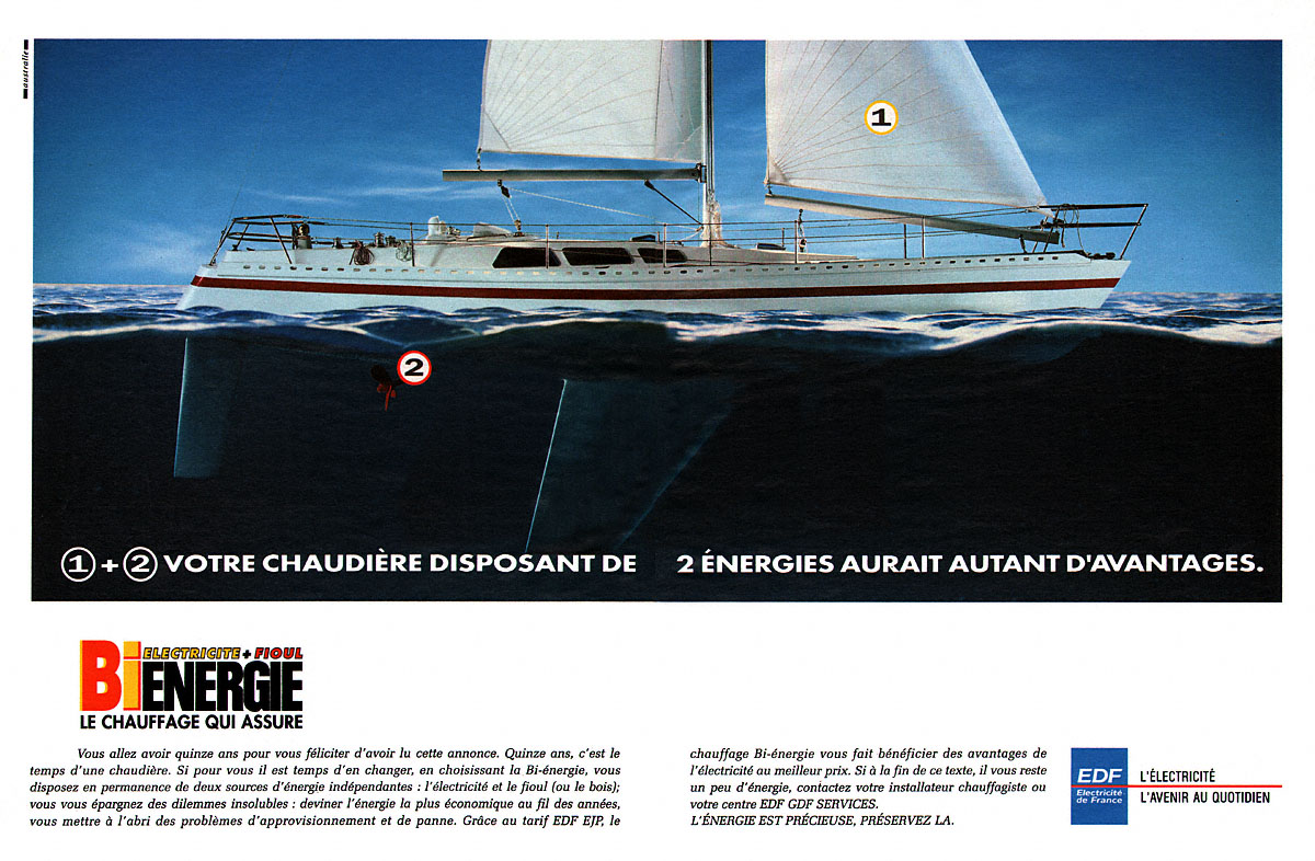 Publicité Edf 1990