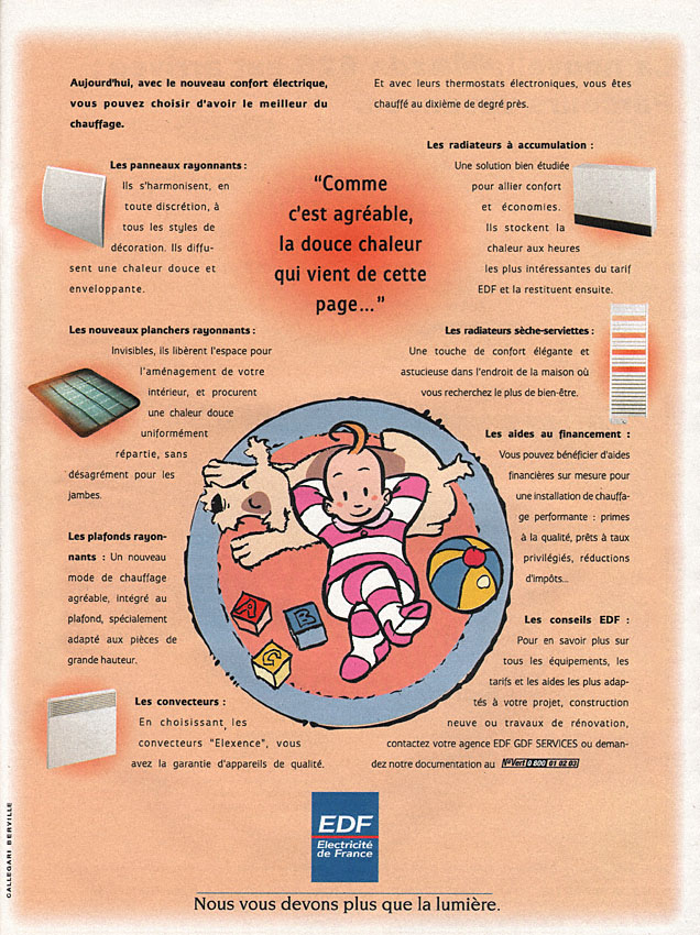 Publicité Edf 1997