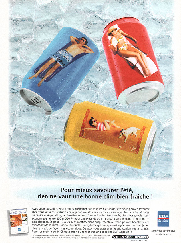 Publicité Edf 2000