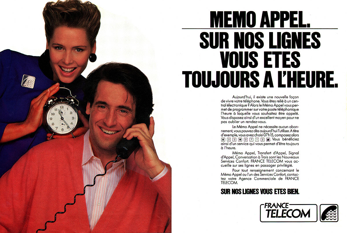 Publicité France Telecom 1989