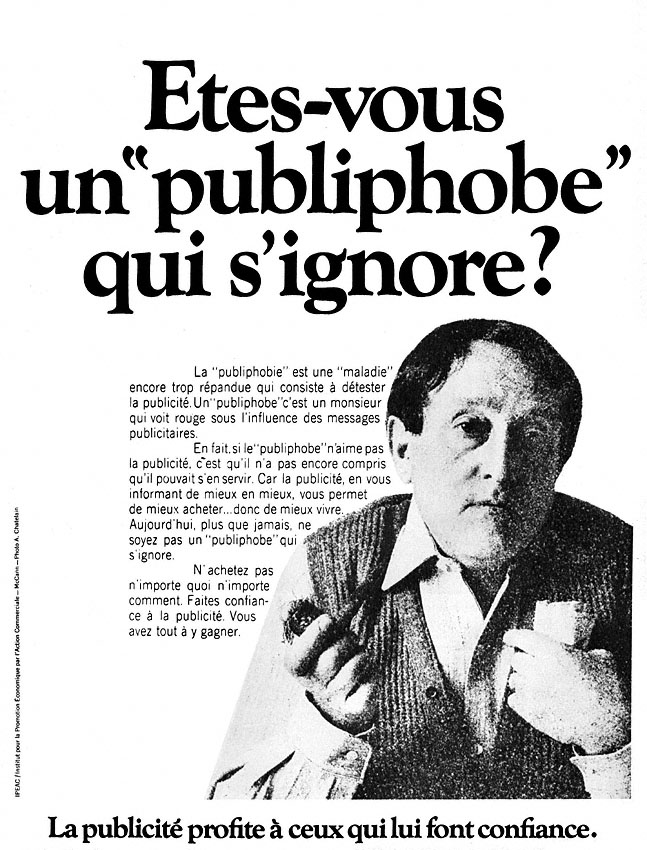 Publicité Marketing 1970