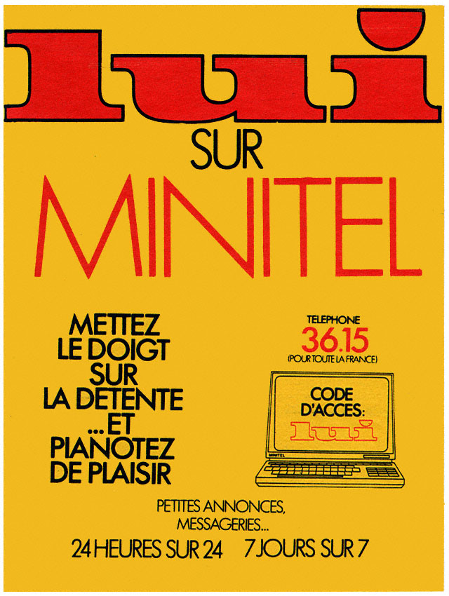 Publicité Minitel 1987