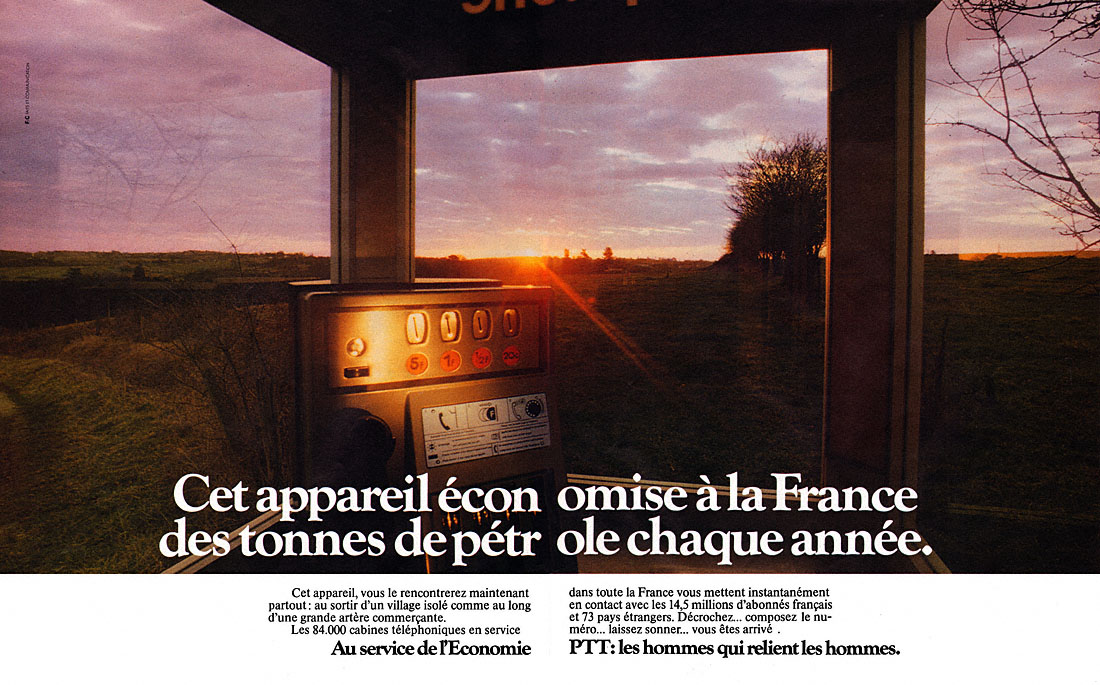 Publicité Ptt 1980