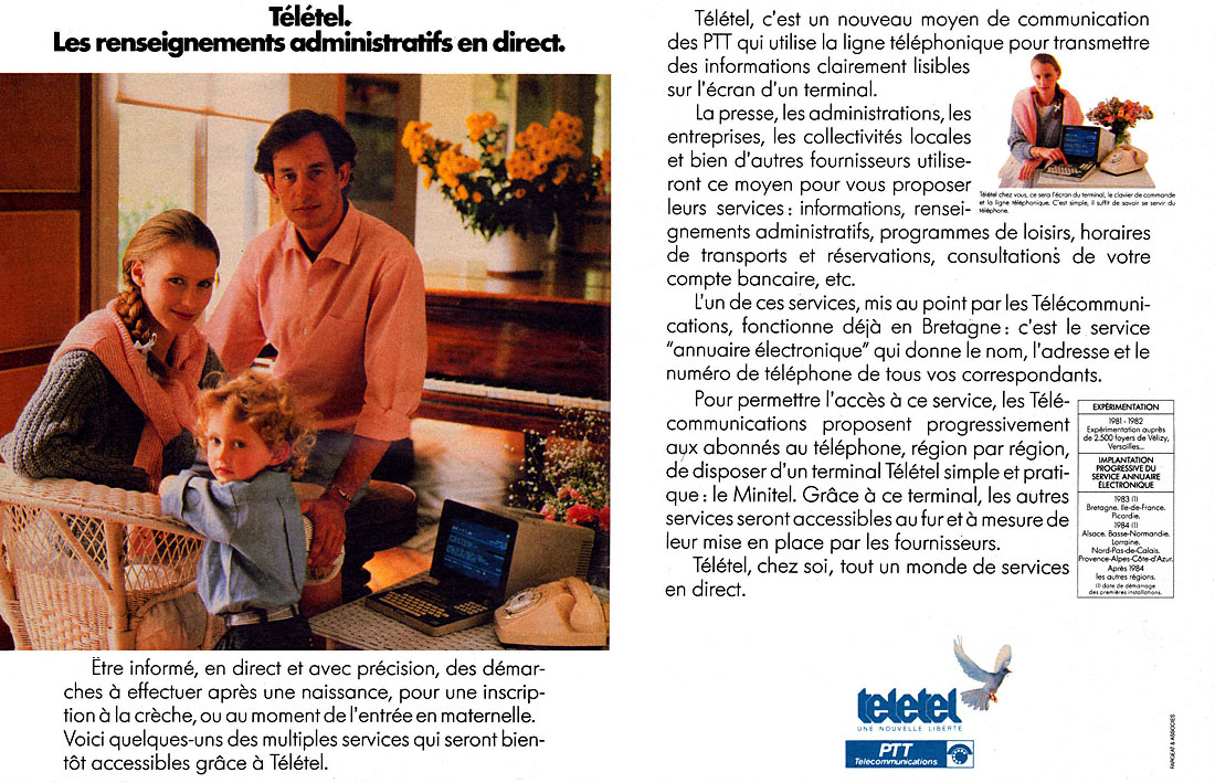 Publicité Ptt 1983