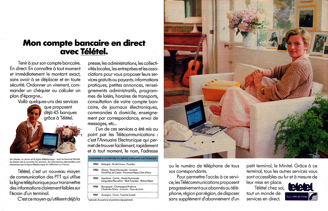 Publicité Ptt 1984